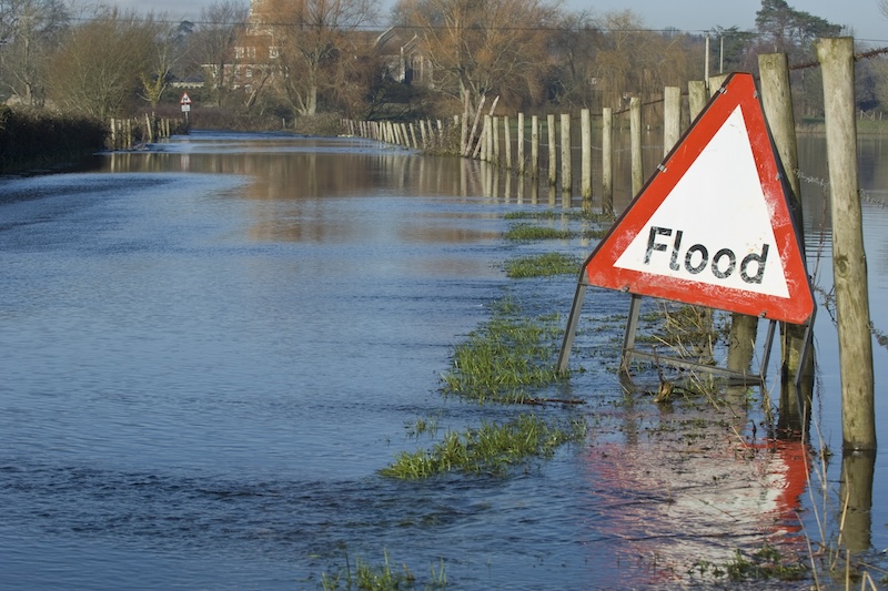 How to drive safely through flood water